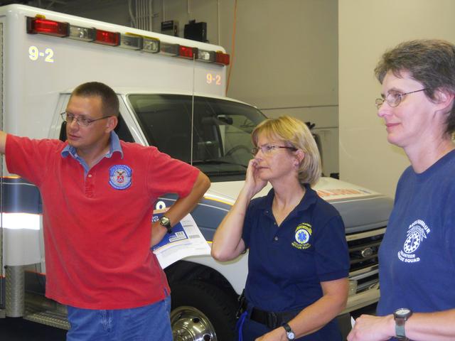 Doug Dudley, Jayne Toellner and Barb Mangione at Membership Meeting July 2010